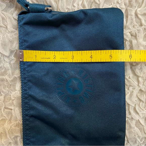 Kipling Creativity Crossbody Metallic Shimmer Purse Small Zipper Travel Bag - Picture 5 of 6